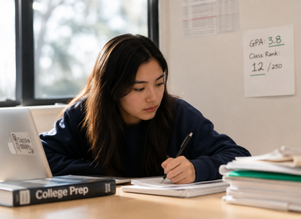 Difference between GPA and class rank - college admissions guide